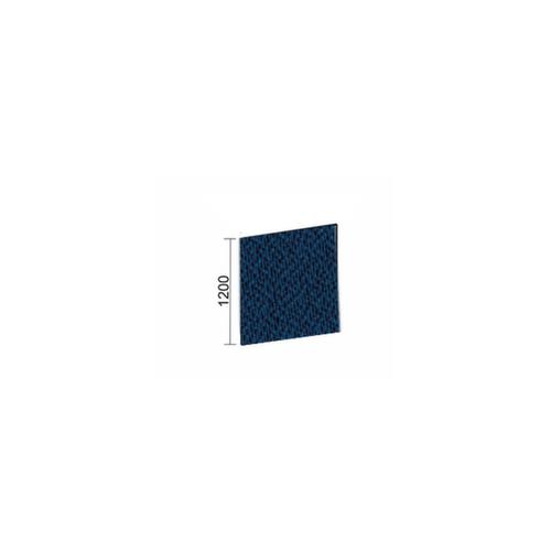 Gera Cloison de séparation insonorisante Pro ProfiLine, hauteur x largeur 1200 x 800 mm, paroi bleu