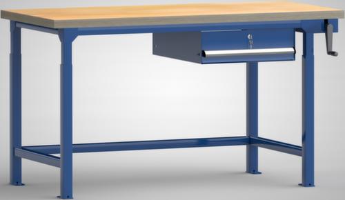 KLW Lutz Établi à hauteur réglable avec tiroirs, 1 tiroir