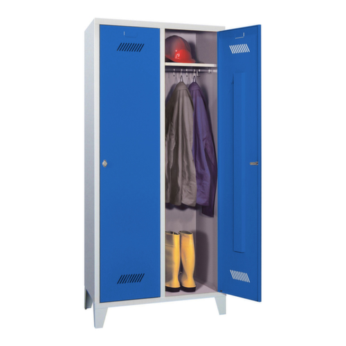 PAVOY Armoire vestiaire Basis avec 2 compartiments, largeur de compartiment 400 mm