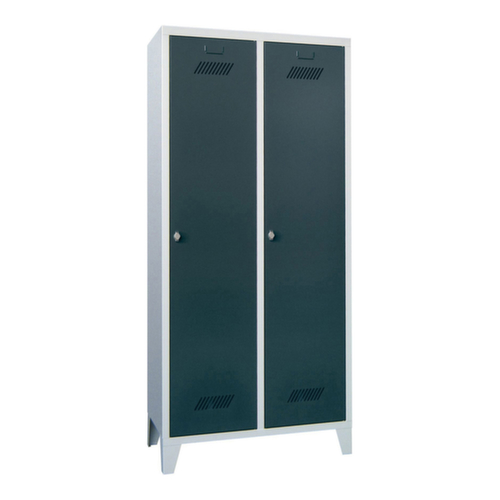 PAVOY Armoire vestiaire Basis avec 2 compartiments, largeur de compartiment 400 mm