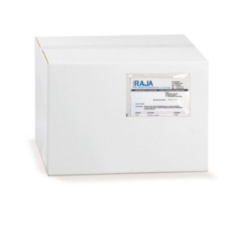 Sac en papier d'accompagnement en mini-paquet blanc, DIN long