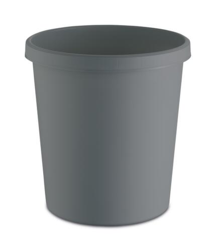 helit Corbeille à papier the green german en plastique recyclé, 18 l, gris clair