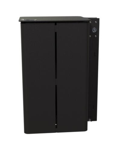 Cendrier poubelle avec toit de protection, RAL5013 bleu cobalt