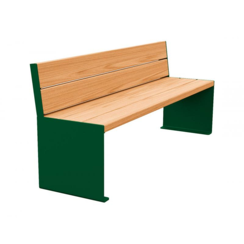 Banc Kube avec piètement à panneaux
