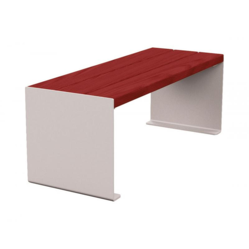 Banc Kube avec piètement à panneaux