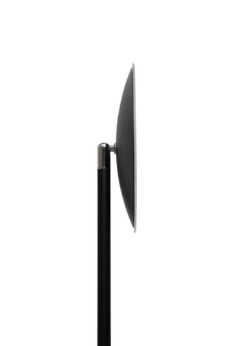 MAUL Lampadaire à éclairage indirect à DEL élégant MAULsphere en noir mat, lumière blanc chaud, noir mat