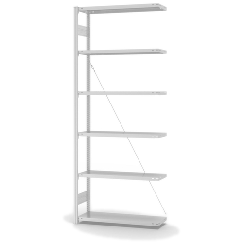hofe système de rayonnages sans vis de conception standard, hauteur x largeur x profondeur 2500 x 1010 x 335 mm, 6 tablettes