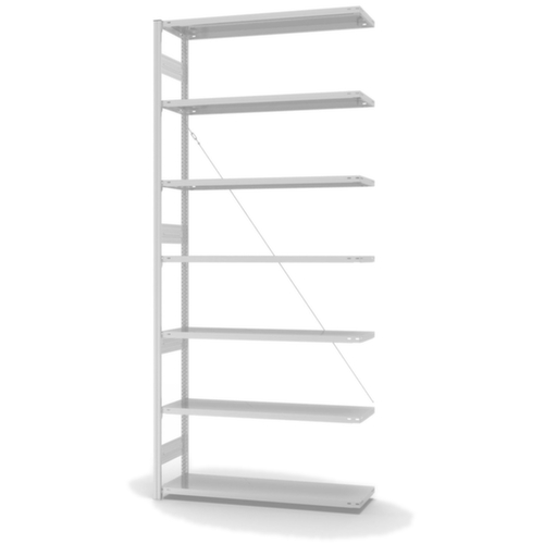 hofe Panneau d'extension pour le rayonnage sans vis, hauteur x largeur x profondeur 3000 x 1310 x 435 mm, 7 tablettes