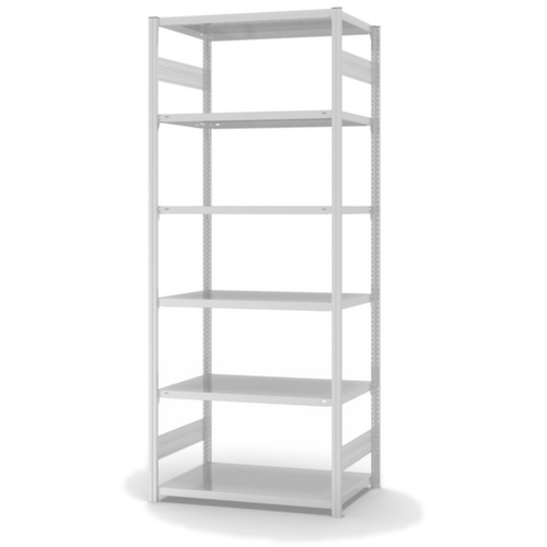 hofe Rayonnage à traverses type standard, hauteur x largeur x profondeur 2500 x 1060 x 635 mm, 6 tablettes