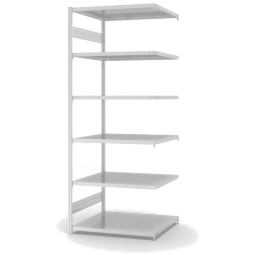 hofe Rayonnage à traverses type standard, hauteur x largeur x profondeur 2500 x 1010 x 835 mm, 6 tablettes