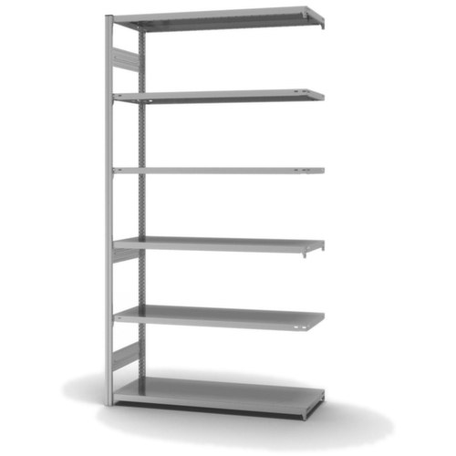 hofe Rayonnages enhofe treillis dans les constructions mi-lourdes, hauteur x largeur x profondeur 2500 x 1310 x 535 mm, 6 tablettes