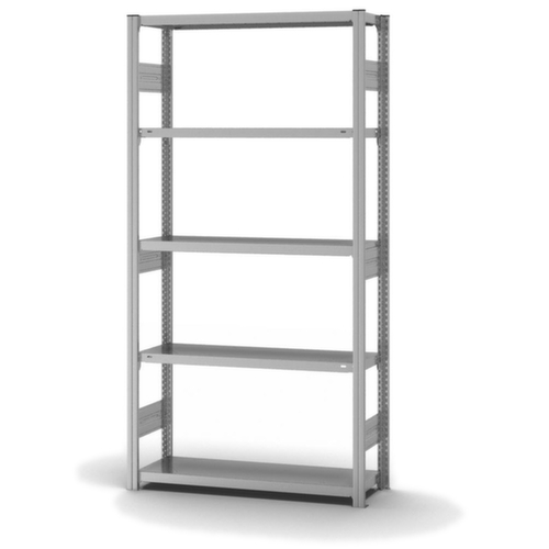 hofe Rayonnages en treillis dans la construction lourde, hauteur x largeur x profondeur 2000 x 1060 x 335 mm, 5 tablettes