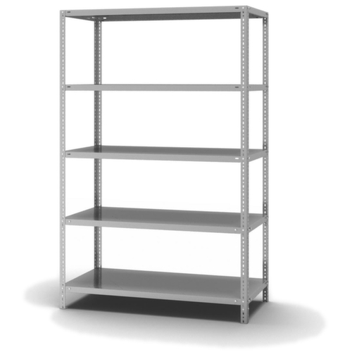 hofe Etagère à visser, 5 tablettes, avec revêtement en zinc anti-corrosion