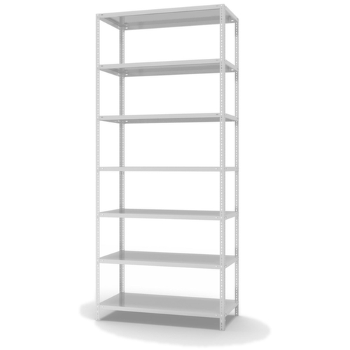 hofe Etagère à visser, 7 tablettes, RAL7035 gris clair