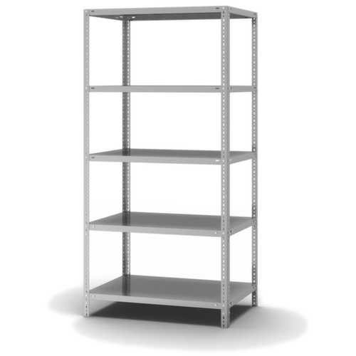 hofe Etagère à visser, 5 tablettes, avec revêtement en zinc anti-corrosion