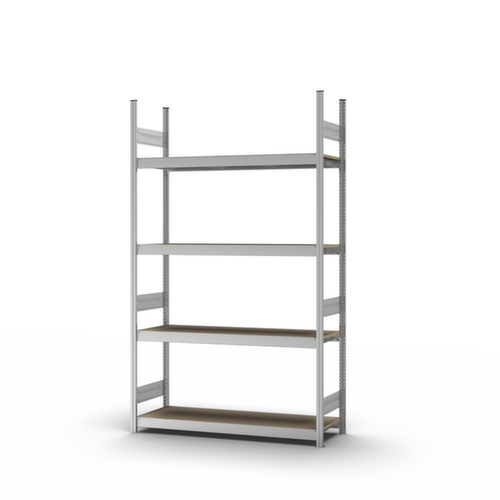 hofe Rayonnage grande largeur avec tablettes en bois