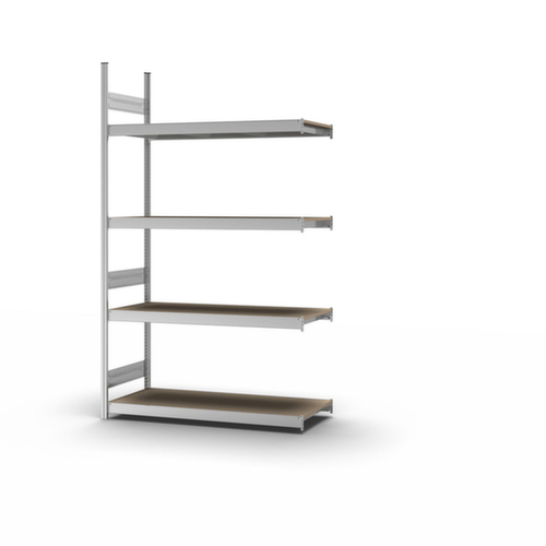 hofe Rayonnage grande largeur avec tablettes en bois