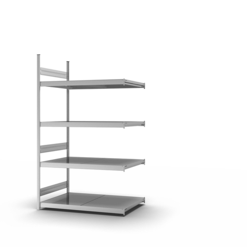 hofe Rayonnage grande largeur avec tablettes en acier