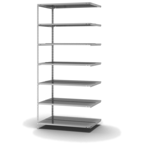 hofe Porte-fichiers à visser Champ de saisie à utiliser des deux côtés, 7 tablettes, avec revêtement en zinc anti-corrosion