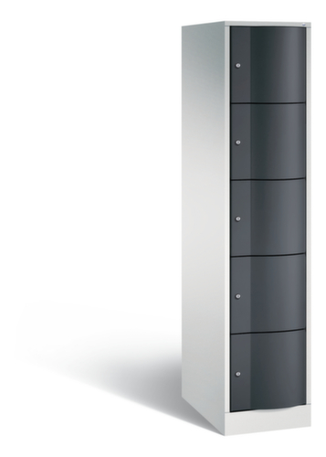 C+P armoire multicases Resisto, 5 compartiments