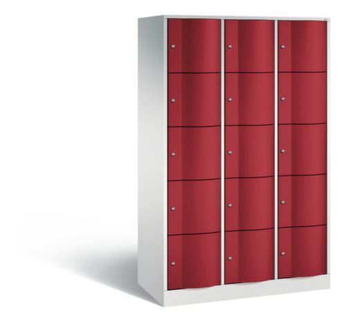 C+P armoire multicases Resisto, 15 compartiments