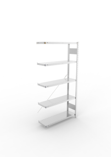 META Panneau d'extension pour le rayonnage sans CLIP vis, hauteur x largeur x profondeur 2000 x 1006 x 336 mm, 5 tablettes