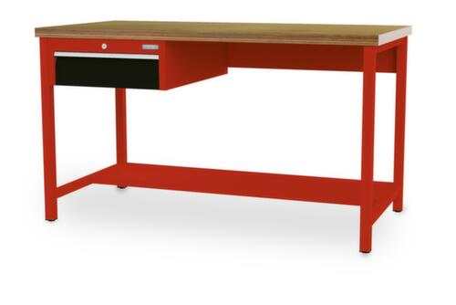 Bedrunka + Hirth Établi, 1 tiroir, 1/2 tablette