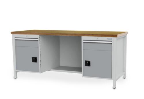 Bedrunka + Hirth Établi, 2 tiroirs, 2 armoires, 1/2 tablette