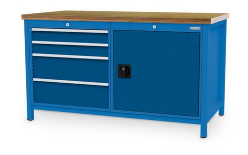 Bedrunka + Hirth Établi, 4 tiroirs, 1 armoire