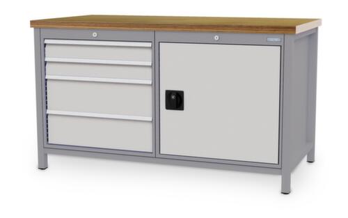 Bedrunka + Hirth Établi, 4 tiroirs, 1 armoire