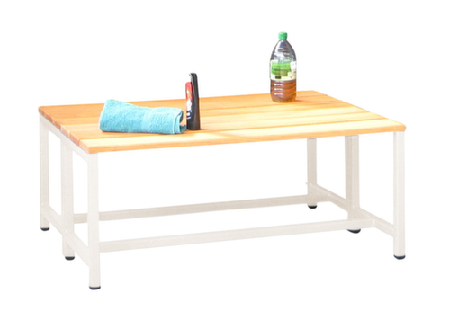 PAVOY Banc vestiaire Basis avec lames en bois