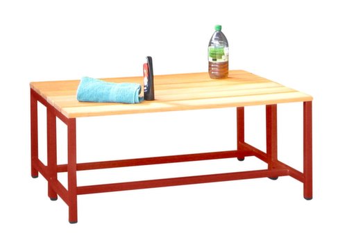 PAVOY Banc vestiaire Basis avec lames en bois