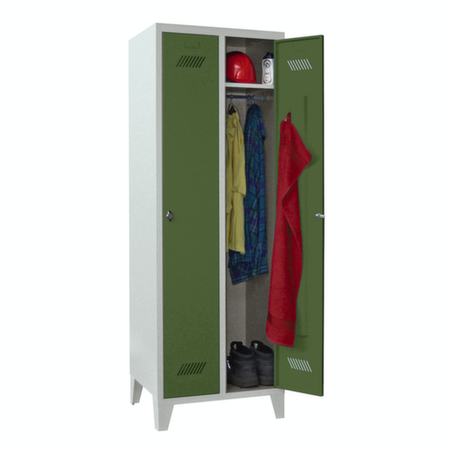 PAVOY Armoire vestiaire Basis avec 2 compartiments, largeur de compartiment 300 mm