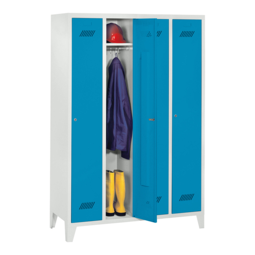 PAVOY Armoire vestiaire Basis avec 4 compartiments, largeur de compartiment 300 mm