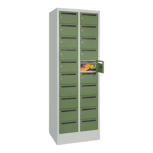PAVOY Armoire de distribution du courrier Basis, 20 compartiments