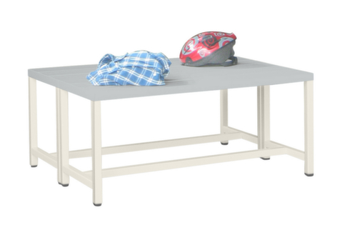 PAVOY Banc vestiaire Basis avec lames en plastique