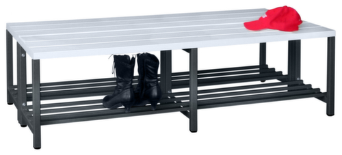 PAVOY Banc vestiaire Basis avec lames en plastique