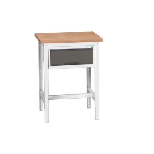 bott Établi verso, 1 tiroir, RAL7035 gris clair/RAL7016 gris anthracite