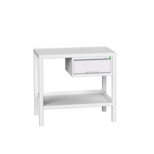 bott Établi verso, 1 tiroir, 1 tablette, RAL7035 gris clair/RAL7035 gris clair