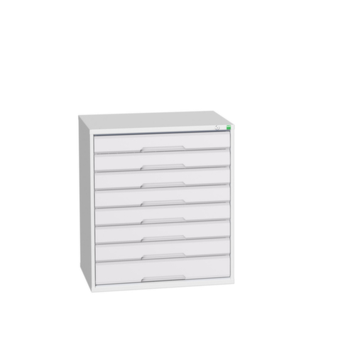 bott Armoire à tiroirs verso, 8 tiroir(s), RAL7035 gris clair/RAL7035 gris clair