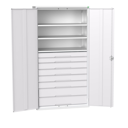 bott Armoire universelle verso avec tablettes et tiroirs, largeur 1050 mm
