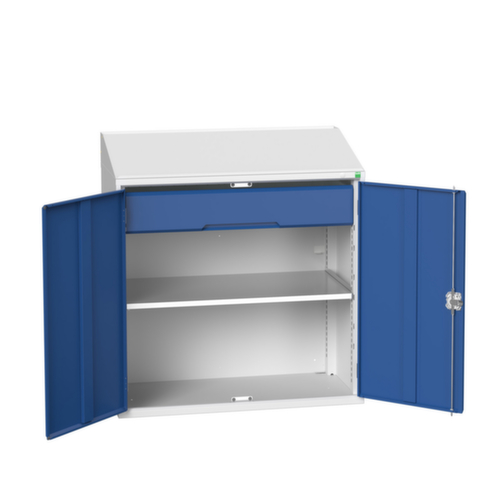 bott armoire de bureau verso, RAL7035 gris clair/RAL5010 bleu gentiane