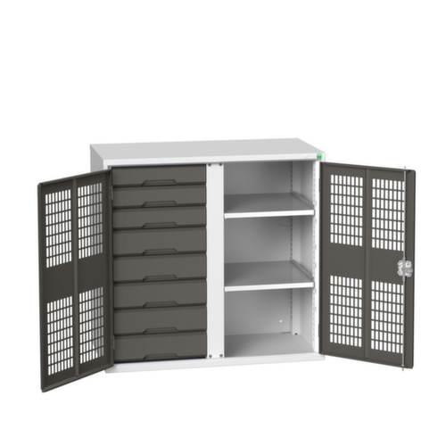 bott armoire à portes battantes verso avec fentes d’aération, largeur 1050 mm