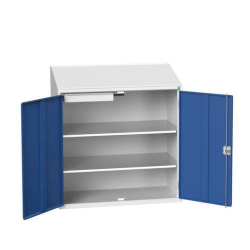 bott armoire de bureau verso, RAL7035 gris clair/RAL5010 bleu gentiane