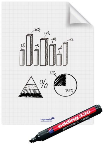 Legamaster film pour chevalet de conférence Magic-Chart, hauteur x largeur 600 x 800 mm