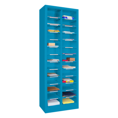 PAVOY Étagère postale / de tri Basis, largeur 640 mm, 26 compartiments