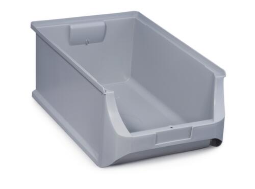 Bac à bec, gris, profondeur 500 mm, polypropylène