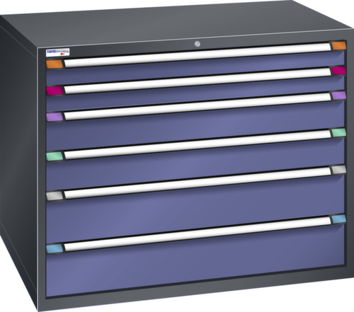 Thurmetall Armoire à tiroirs de largeur 1205 mm, 6 tiroir(s)