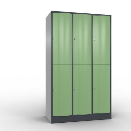 C+P armoire multicases Resisto, 6 compartiments