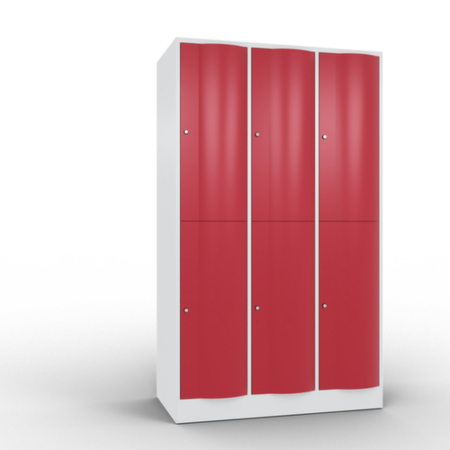 C+P armoire multicases Resisto, 6 compartiments